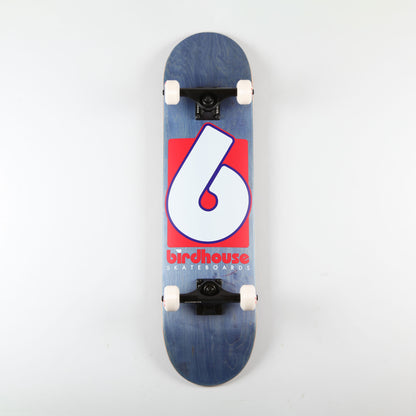 Birdhouse 'B Logo' 7.75" Complete Skateboard (Navy / Red)
