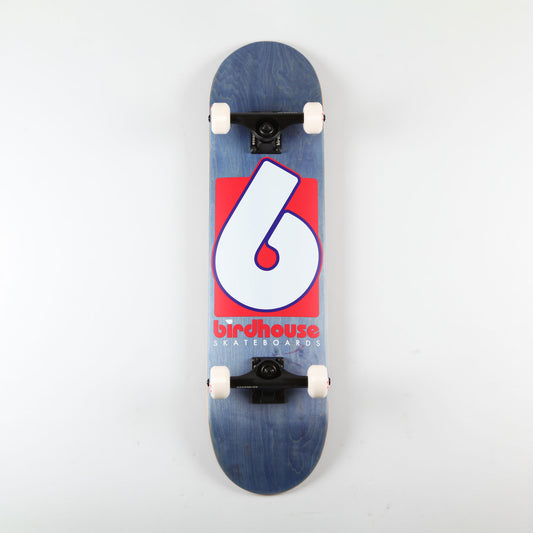 Birdhouse 'B Logo' 7.75" Complete Skateboard (Navy / Red)