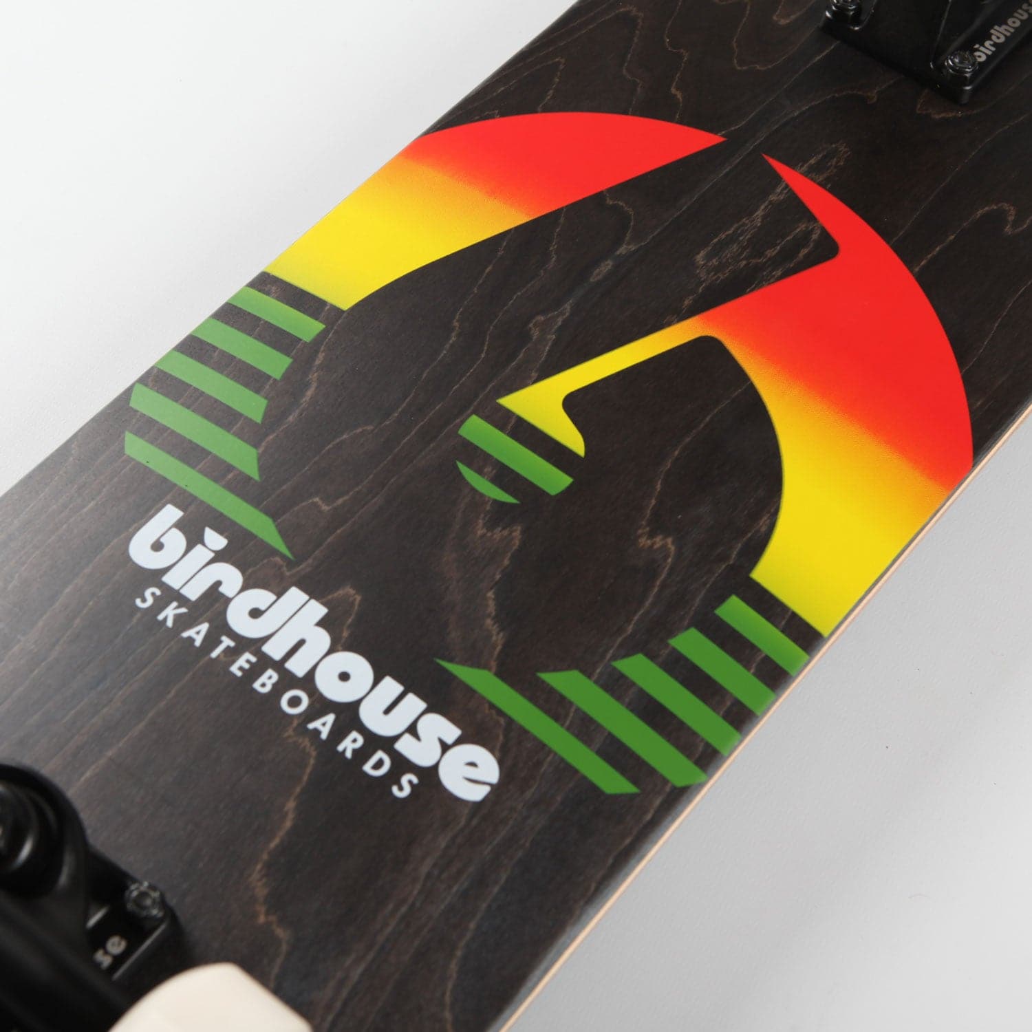 Birdhouse 'Sunset' 7.75" Complete Skateboard (Rasta)