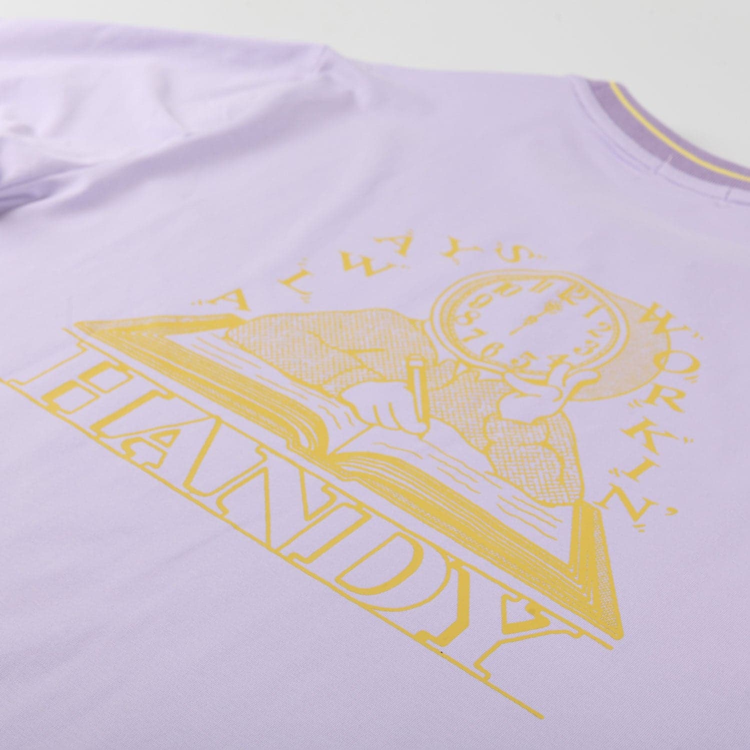 Handy 'Always Working' T-Shirt (Lavender)