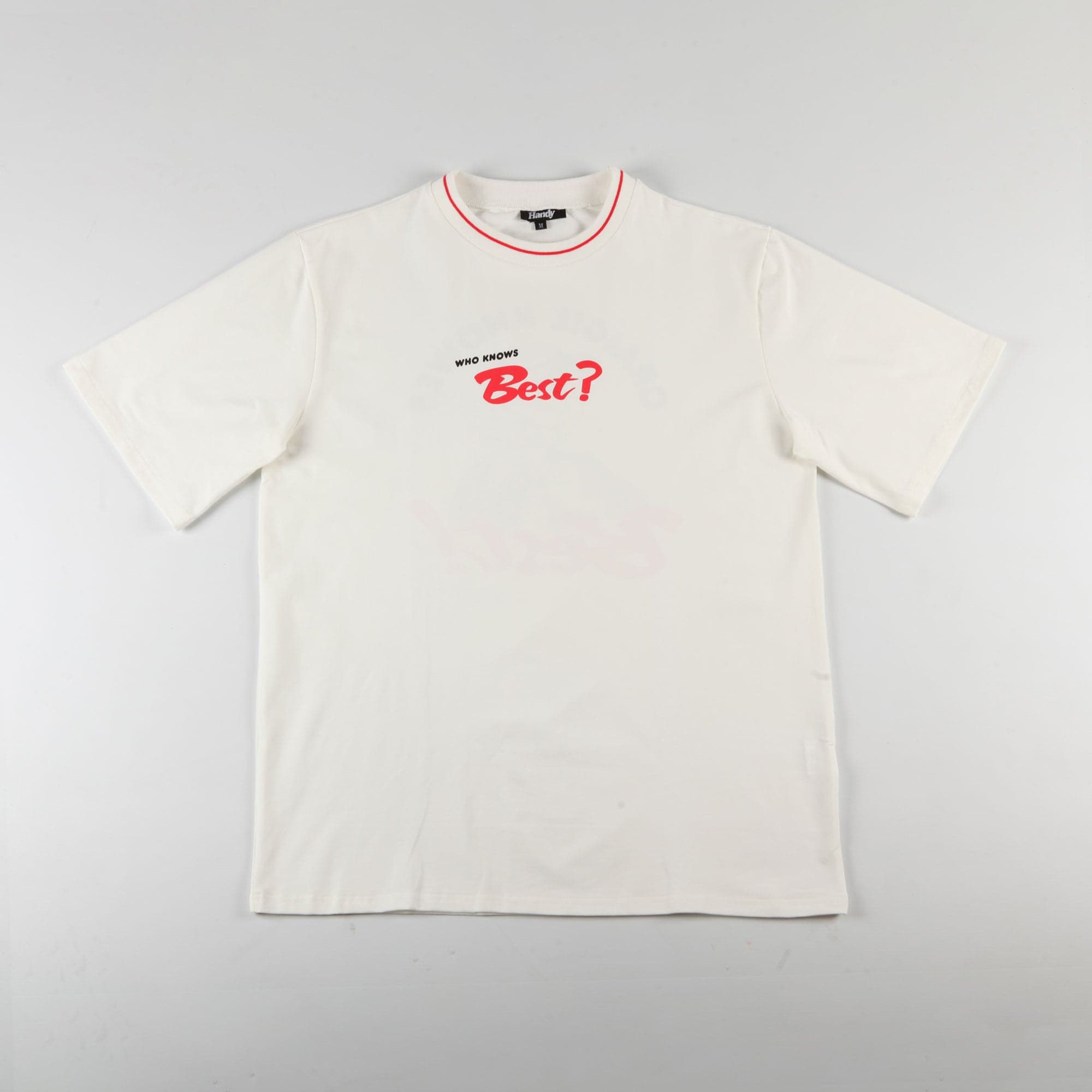 Handy X Craigie 'Who Knows Best' T-Shirt (White)