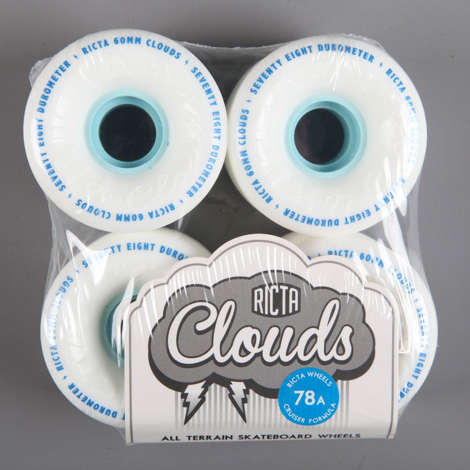 Ricta 'Clouds' 60mm 78a Wheels (White / Blue)