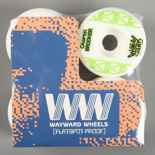 Wayward 'Casper Brooker Funnel Pro' 53mm 101a Wheels (White / Green)