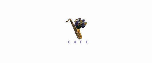 Skateboard Cafe Trumpet Logo Banner