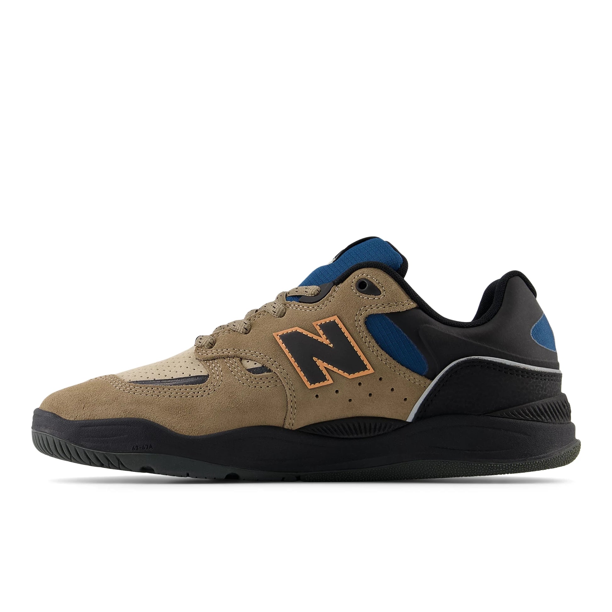 New Balance Numeric Tiago 1010 Skate Shoes (Tan / Black) Side Profile