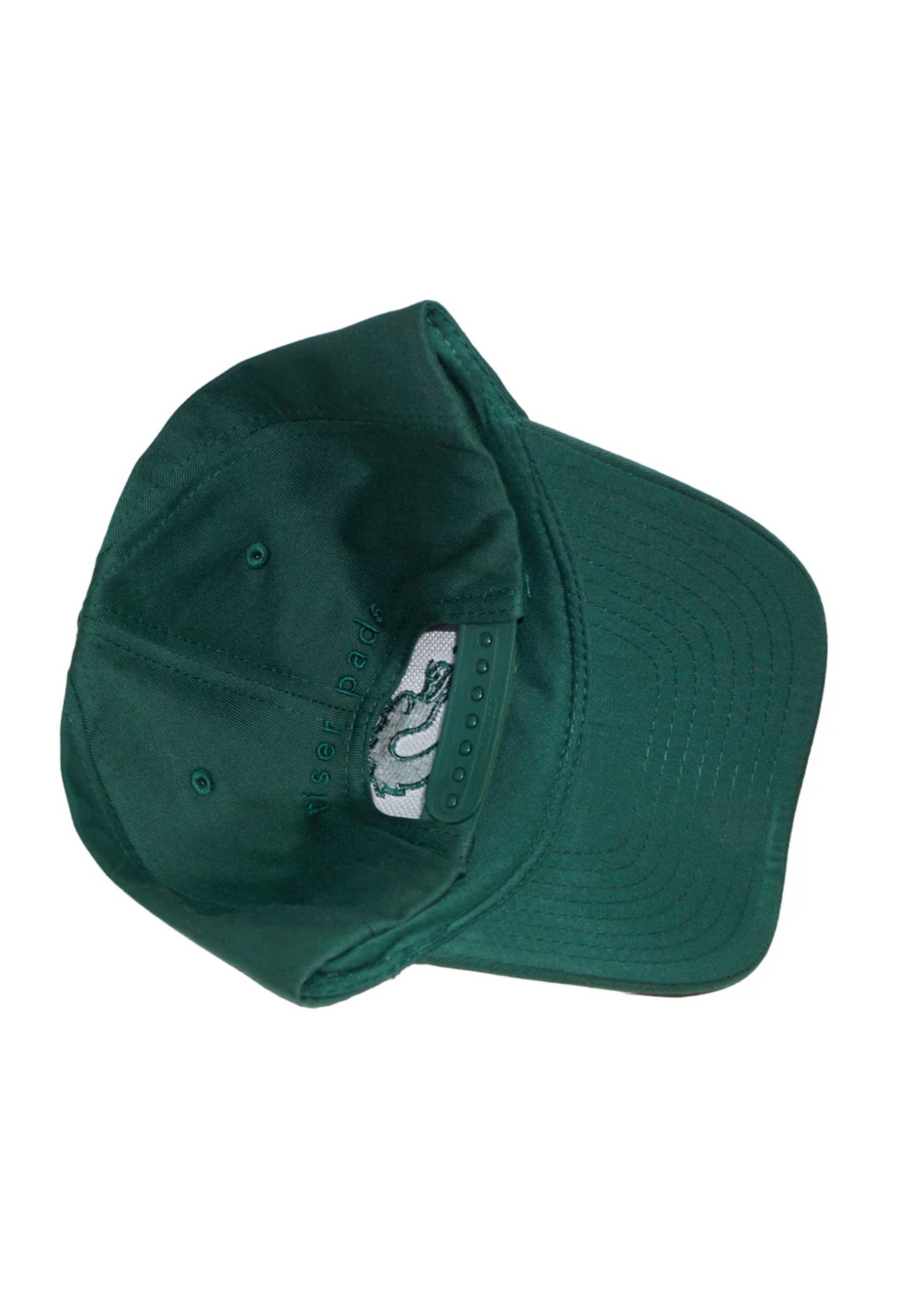 2 Riser Pads 'Dragon' 5 Panel Cap (Tonal Green)