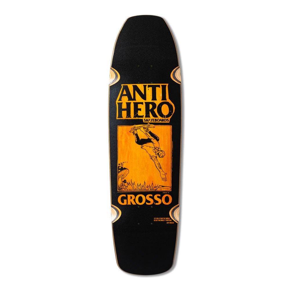 Anti Hero 'Jeff Grosso Hand Plant SSD25' 9.25" Deck (Black)
