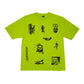 Baglady 'Didactic' T-Shirt (Vibrant Green)