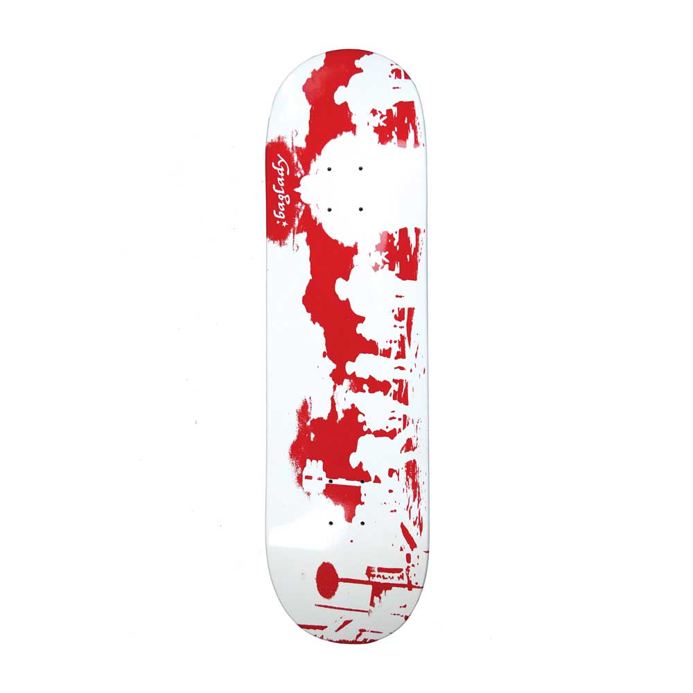 Baglady 'Linger' 8.25" Deck (White Dip)