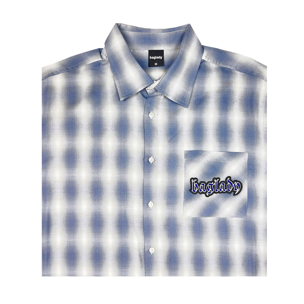 Baglady 'Hardcore' Plaid Long Sleeve Shirt