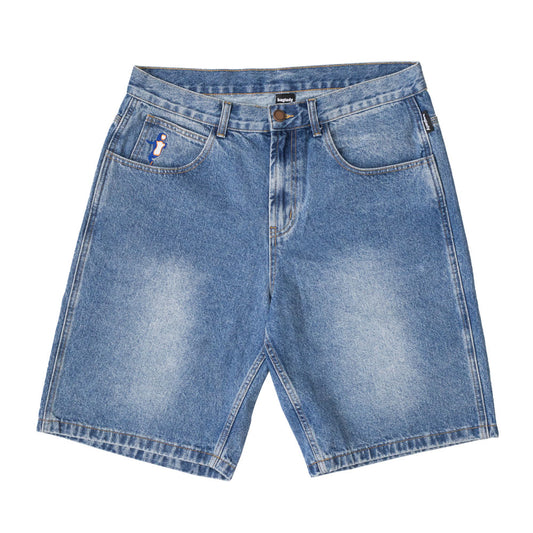 Baglady 'Warp' Denim Shorts (Faded)