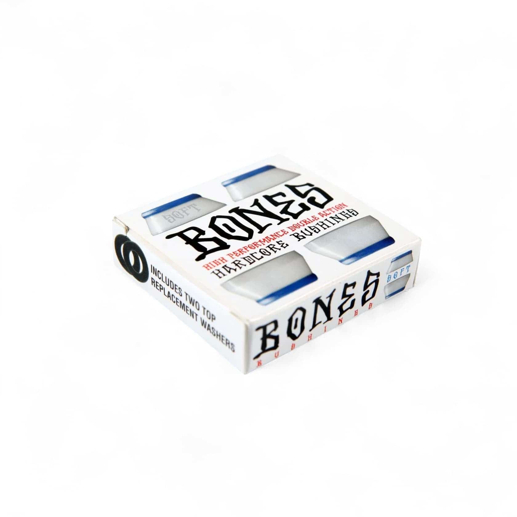 Bones 'Hardcore' 81A Soft Bushings (Blue / White)