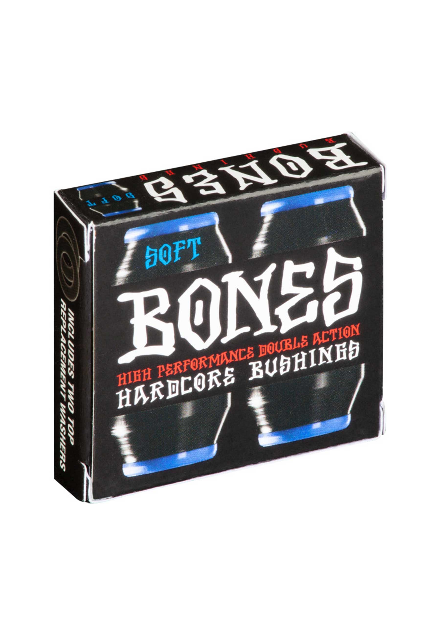 Bones 'Hardcore' 81A Soft Bushings (Black / Blue)
