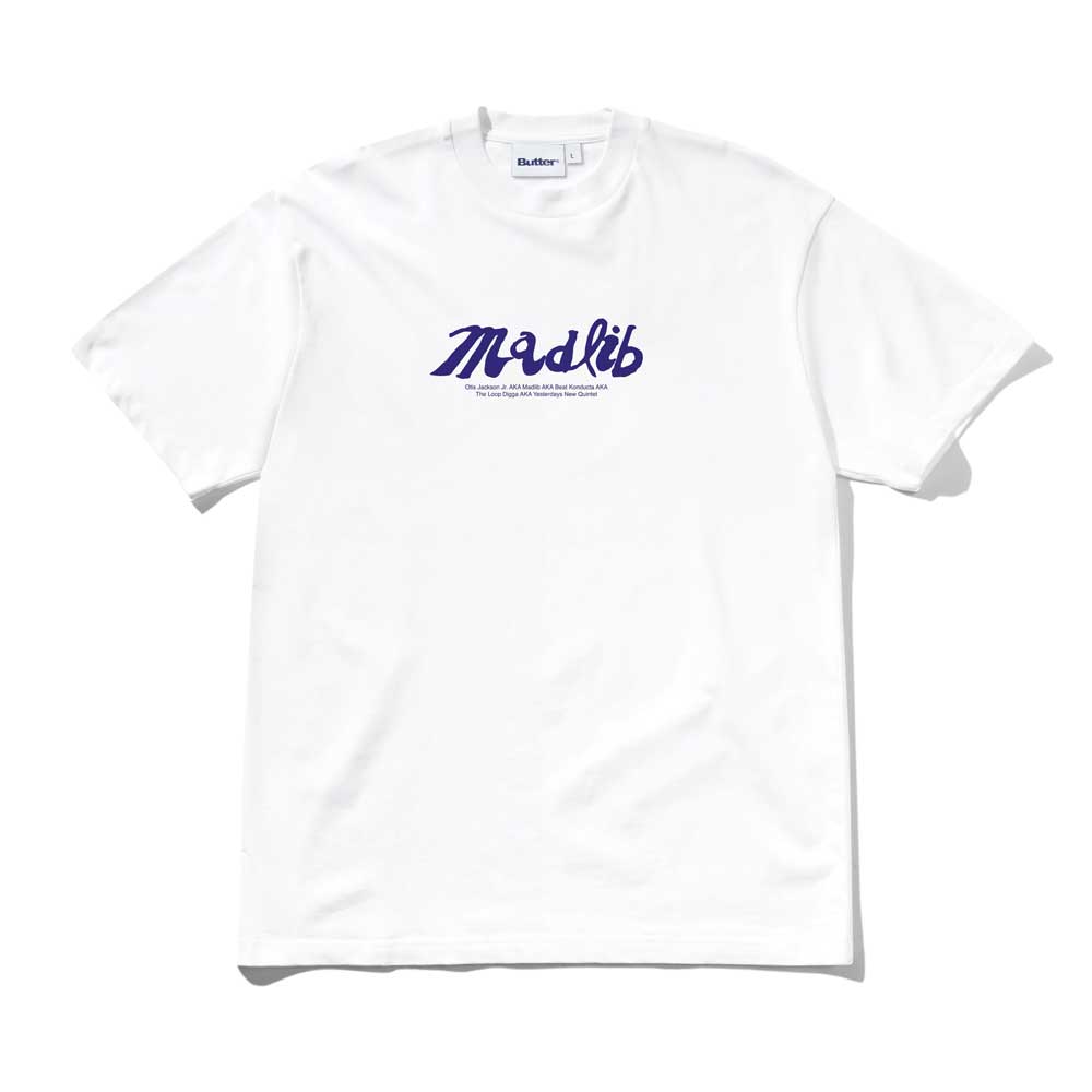 Butter Goods X Madlib 'Alias' T-Shirt (White)