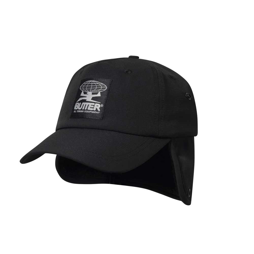 Butter Goods 'All Terrain' 5 Panel Cap (Black)