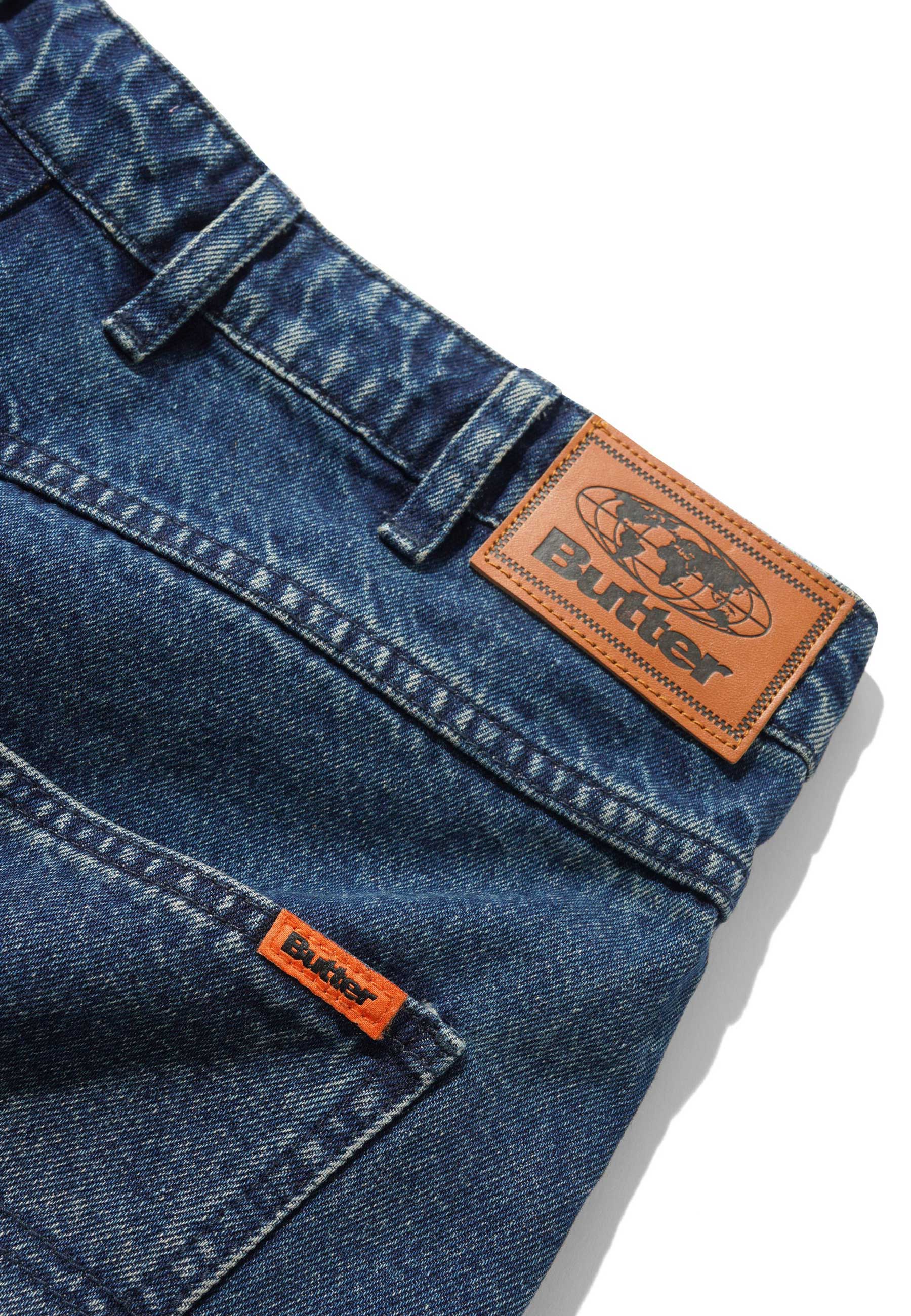 Butter Goods Baggy Denim Shorts (Vintage Indigo Wash)