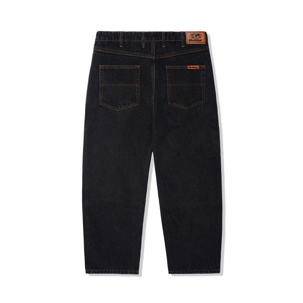 Butter Goods 'Baggy' Denim Jeans (Washed Black)