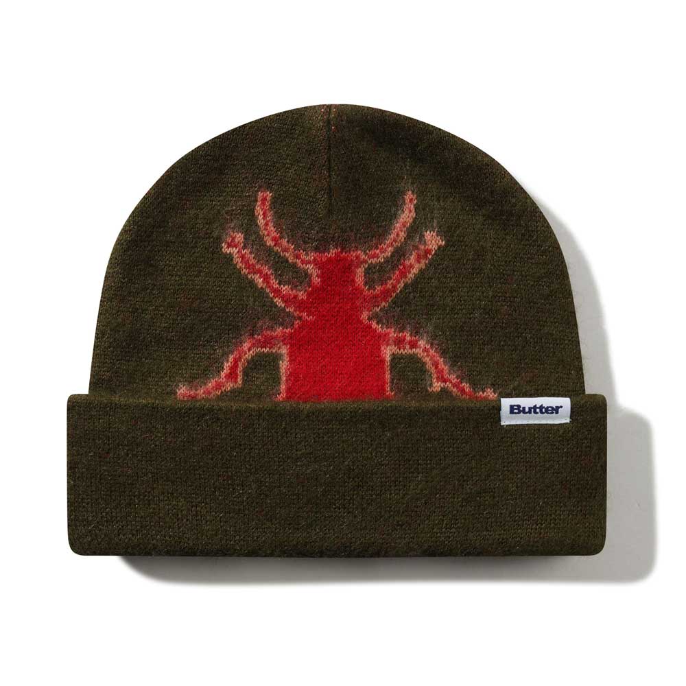 Butter Goods 'Beetle Mohair' Beanie (Green)