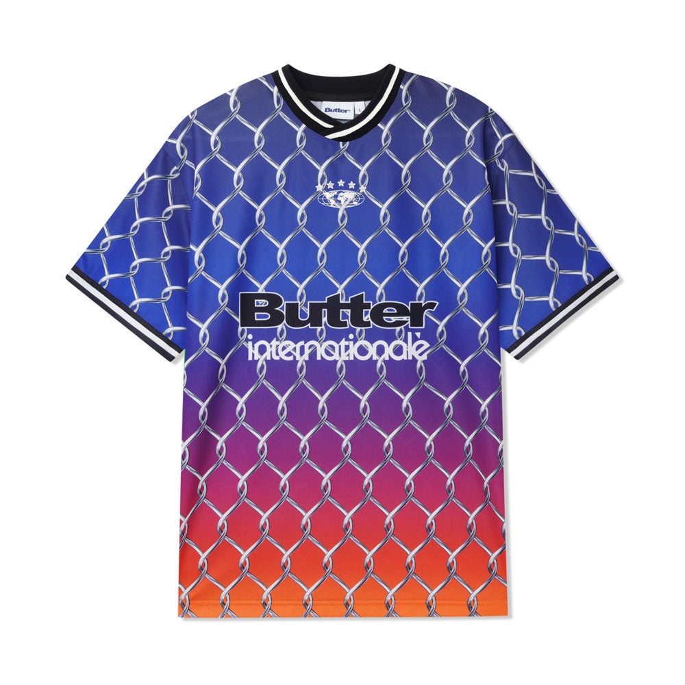 Butter Goods 'Cage' Jersey T-Shirt (Sunset)