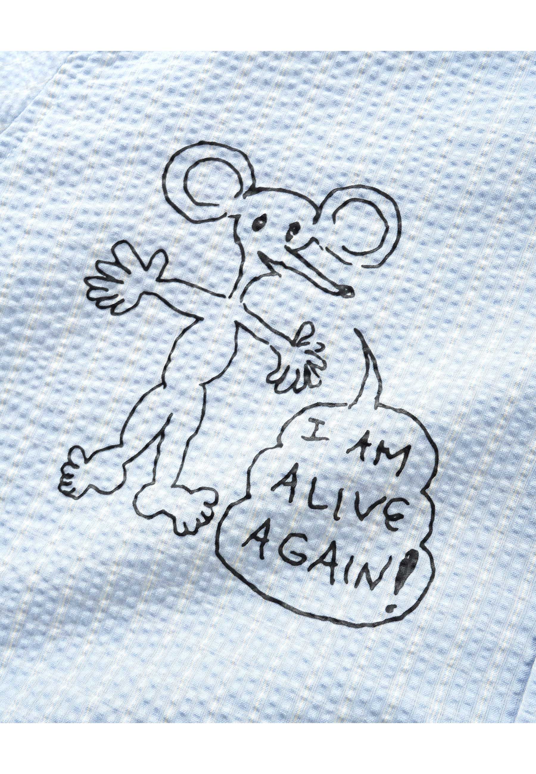 Butter Goods X Daniel Johnston 'Alive Again' Shirt (Light Blue)