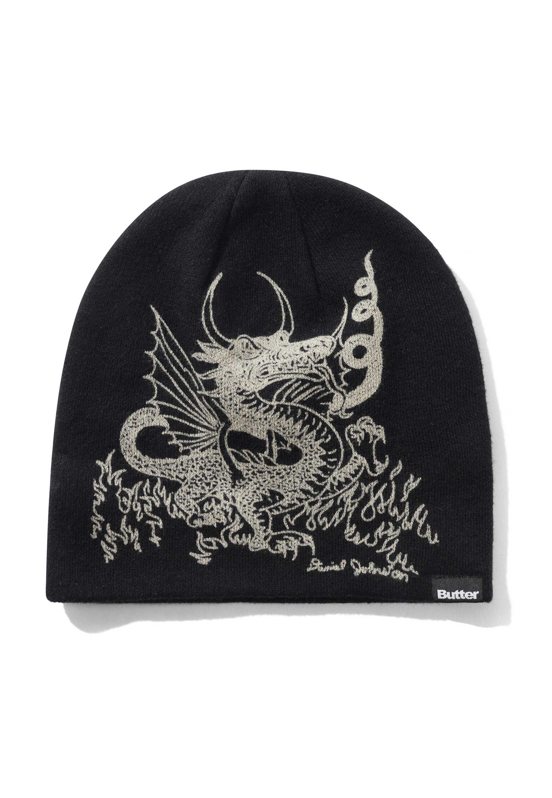 Butter Goods X Daniel Johnston 'Dragon' Skully Beanie (Black)
