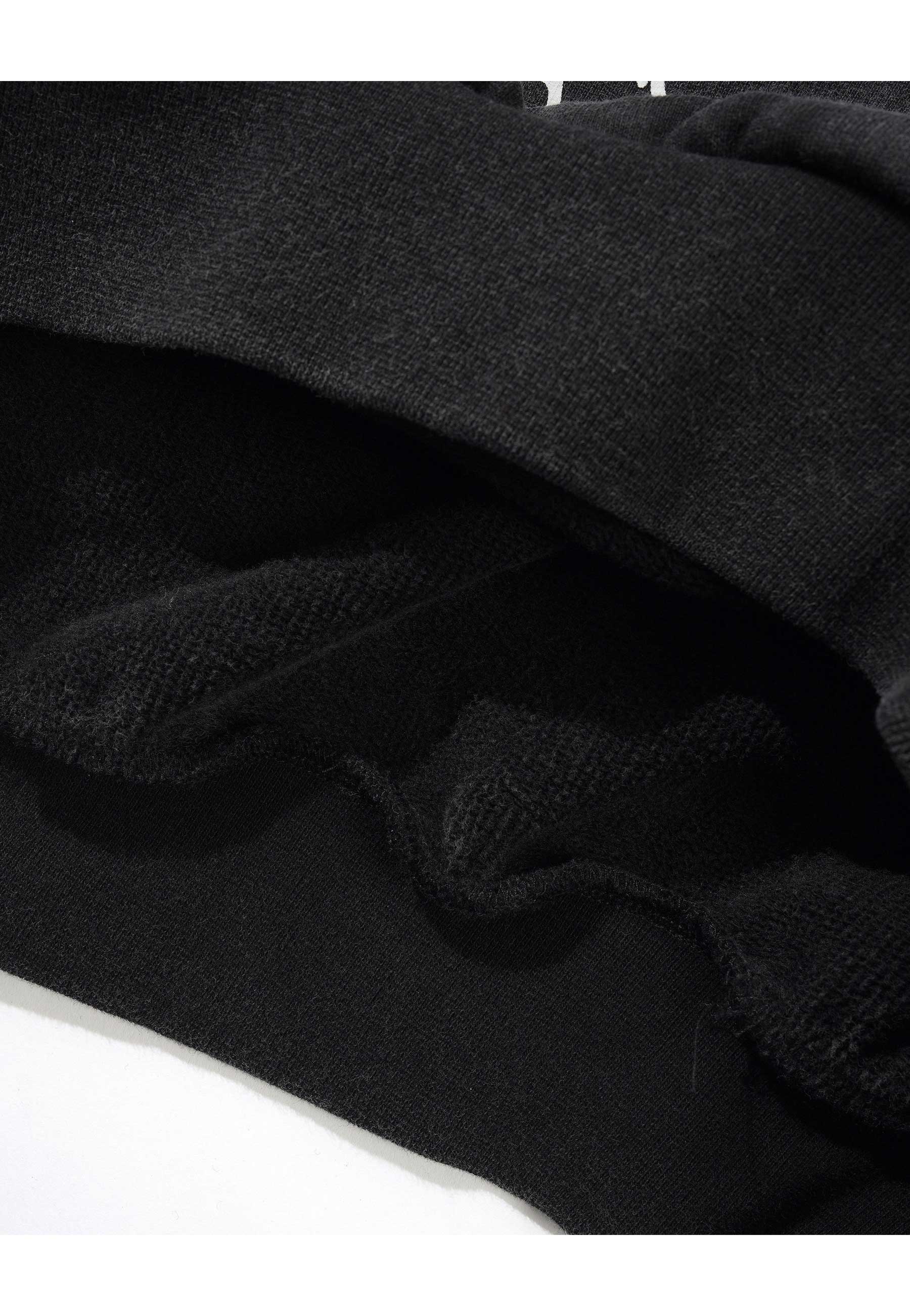 Butter Goods X Daniel Johnston 'Enemy' Hood (Distressed Washed Black)