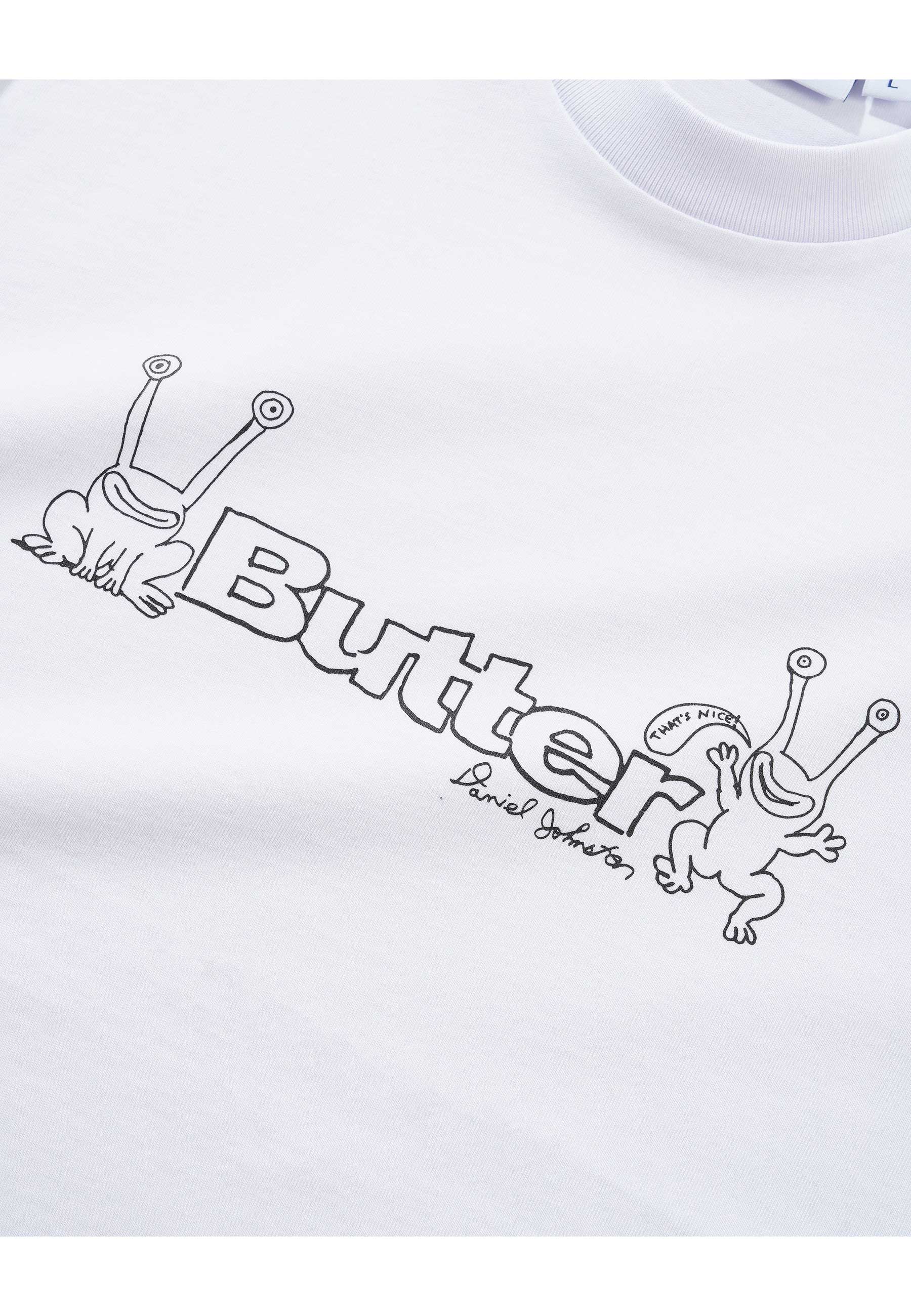 Butter Goods X Daniel Johnston 'Frog' T-Shirt (White)