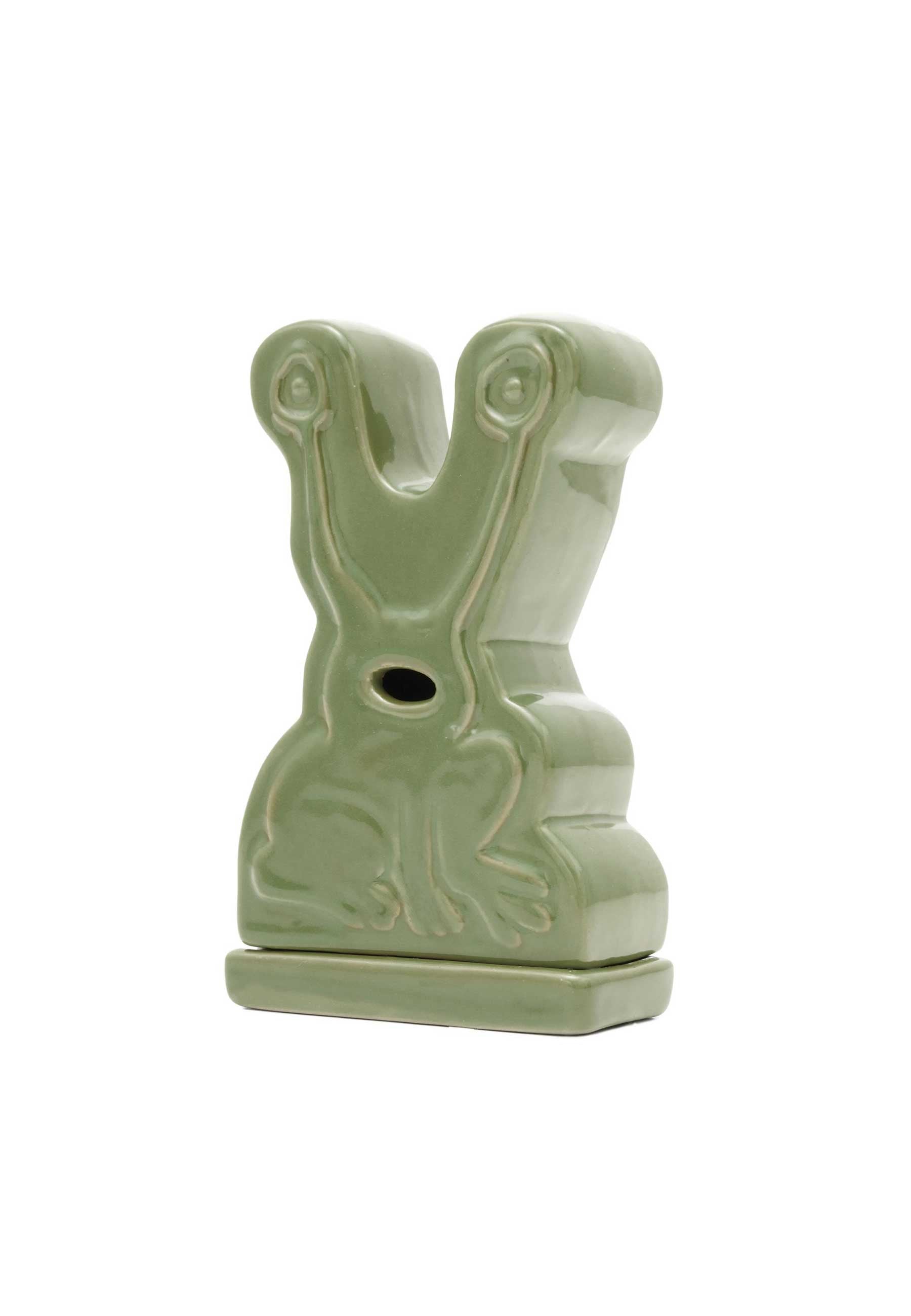 Butter Goods X Daniel Johnston 'Frog' Ceramic Incense Holder (Light Green)