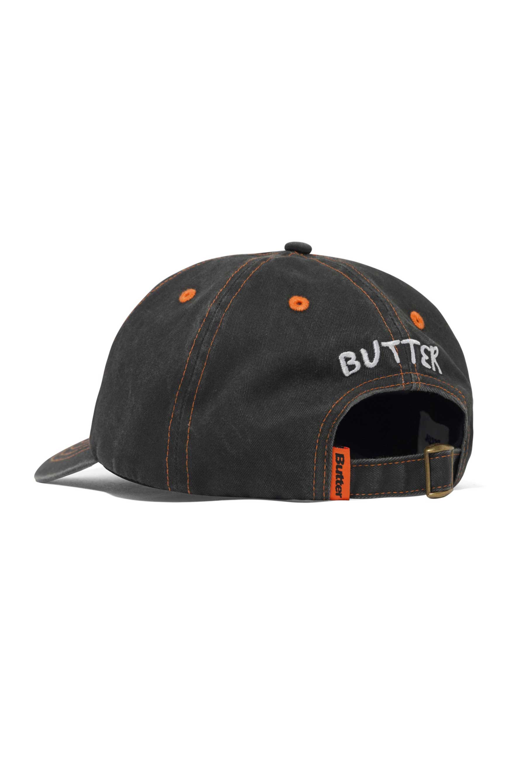 Butter Goods X Daniel Johnston 'Enemy' 5 Panel Cap (Black / Slate)