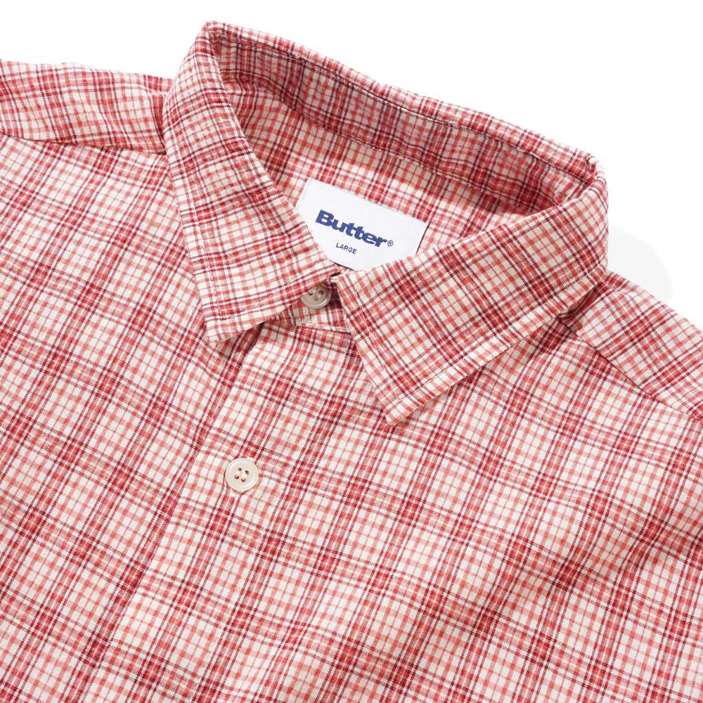 Butter Goods 'Equipment' Shirt (Rhubarb)