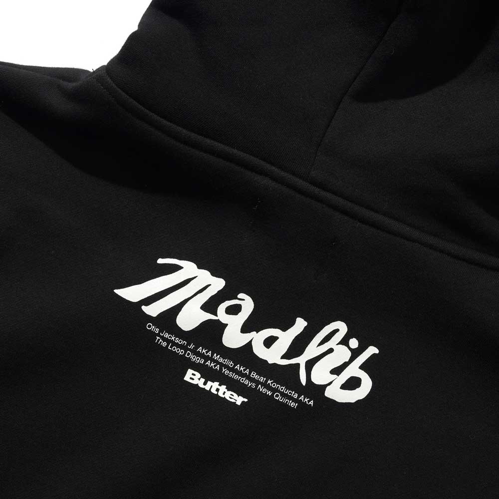 Butter Goods X Madlib Hood (Black)