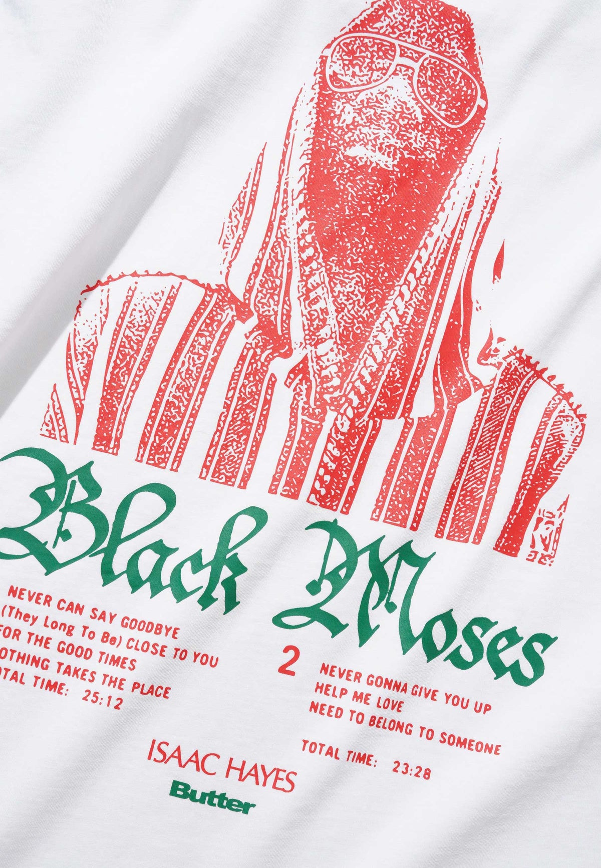 Butter Goods 'Black Moses' T-Shirt (White)