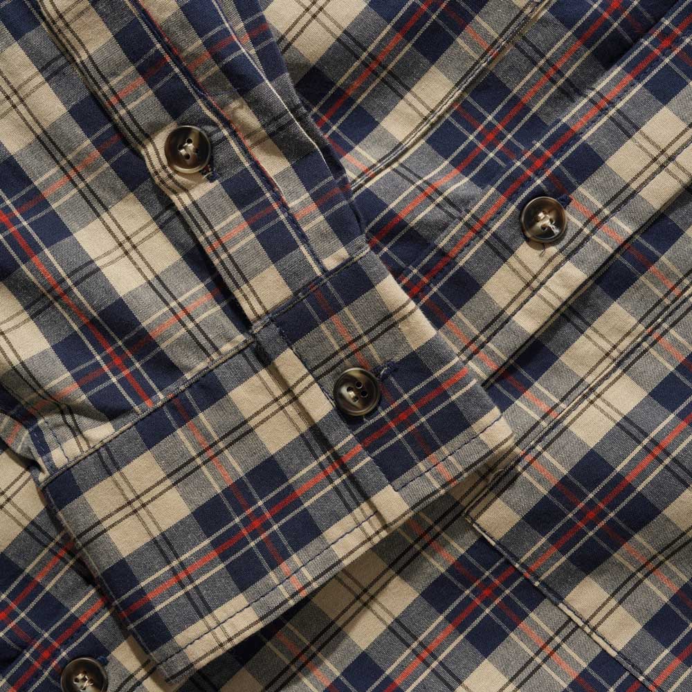Butter Goods 'Plaid' Shirt (Beige / Navy)