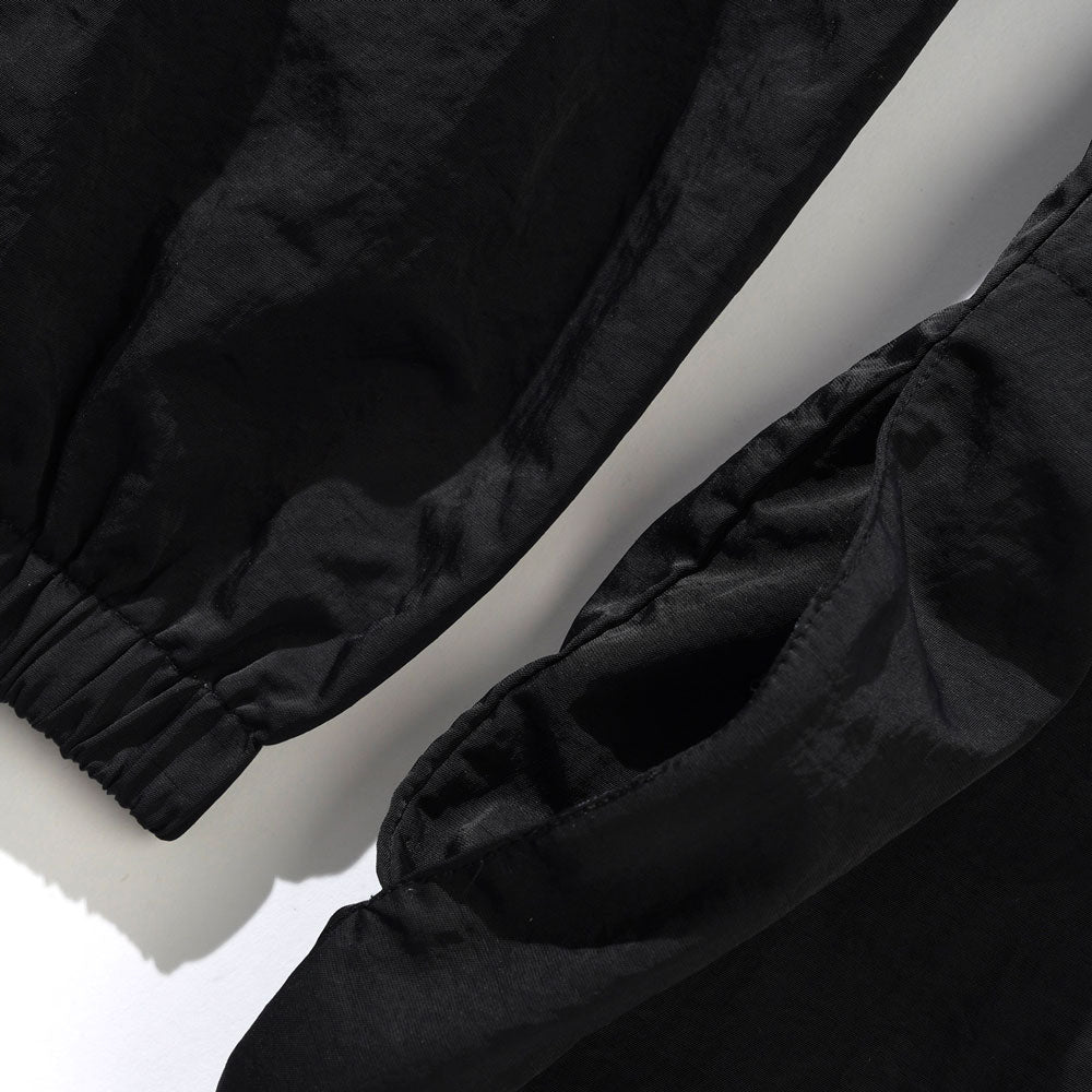 Butter Goods 'Dugout' Reversible Pullover Crew (Black / Stone)