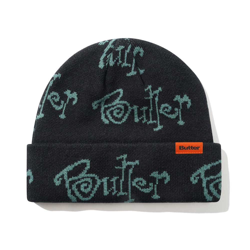 Butter Goods 'Sidewalk' Beanie (Black)