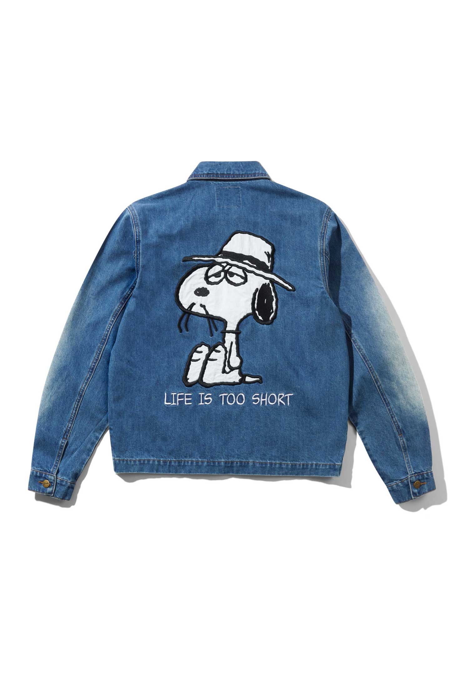Butter Goods X Peanuts 'Spike' Jacket (Distressed Indigo)