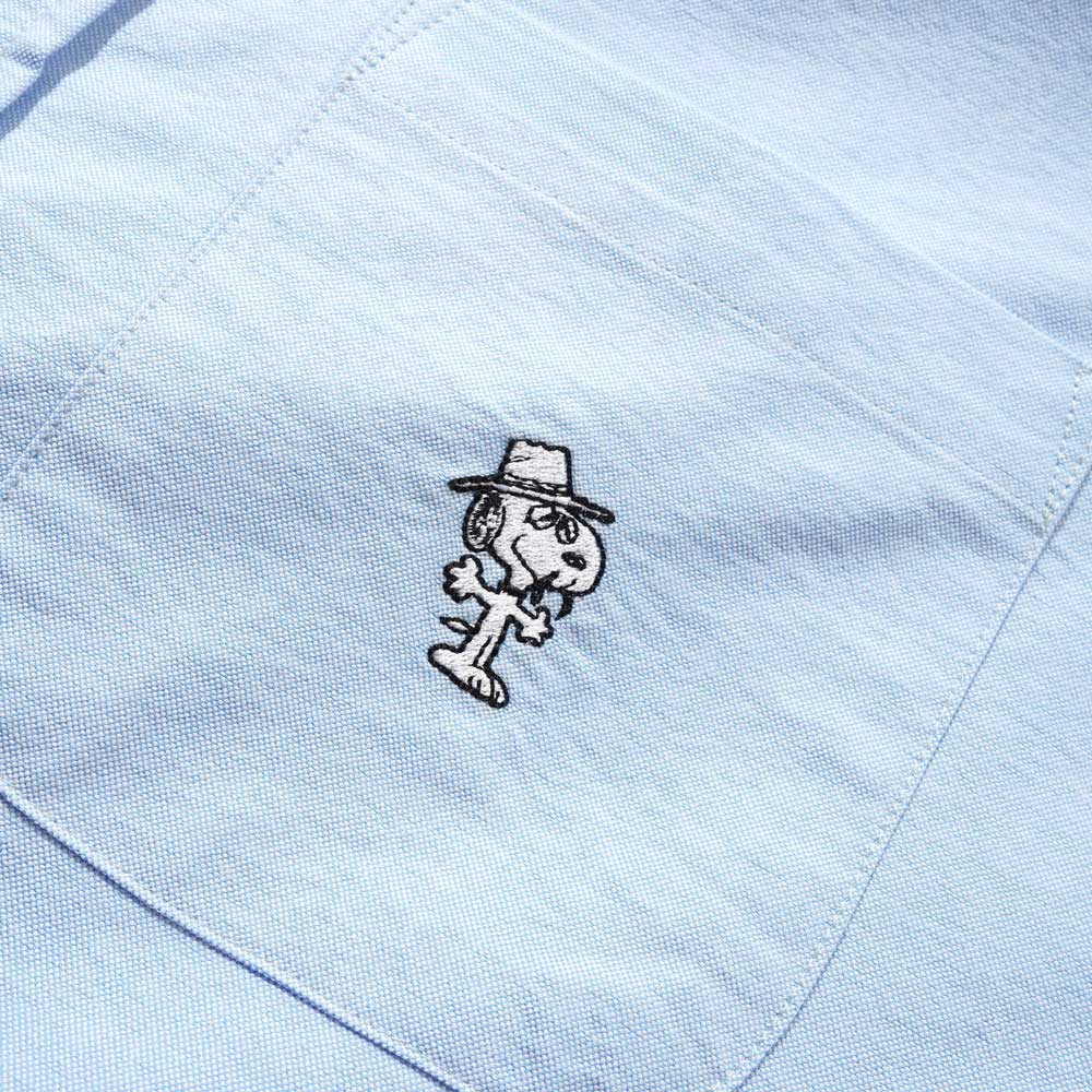 Butter Goods X Peanuts 'Spike' Oxford Shirt (Blue)