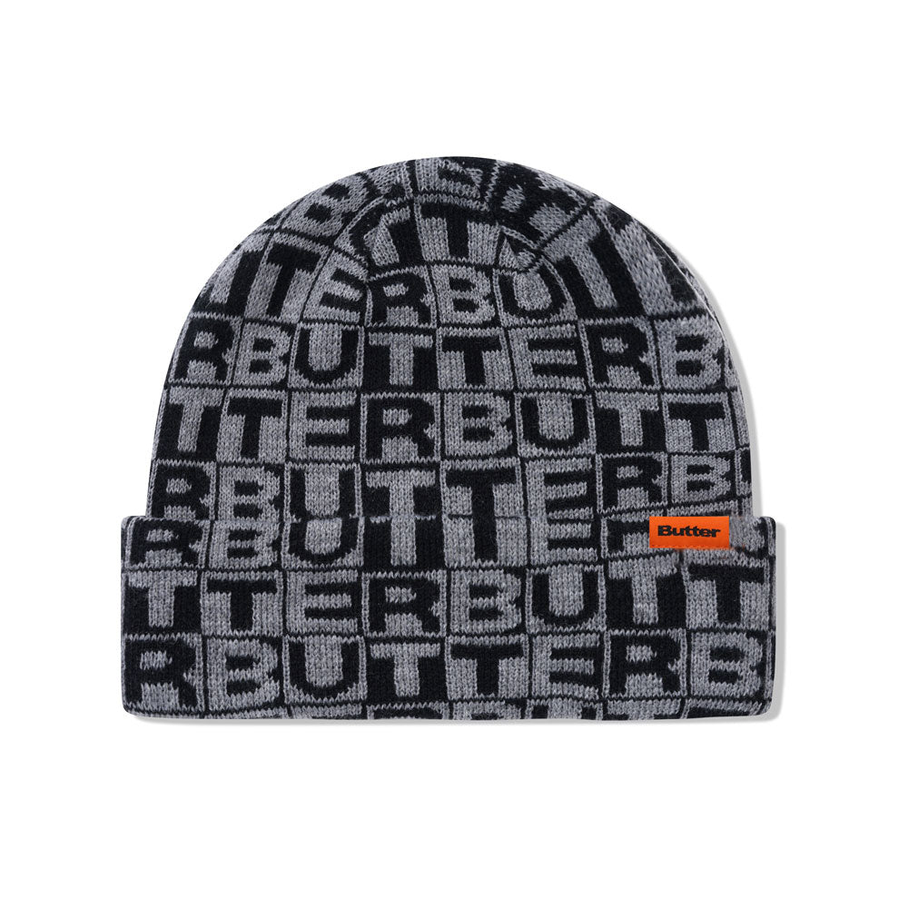 Butter Goods 'Tiles' Beanie (Black)