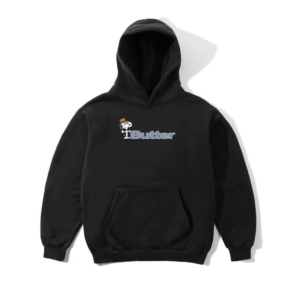 Butter Goods X Peanuts 'Spike Logo' Hood (Black)