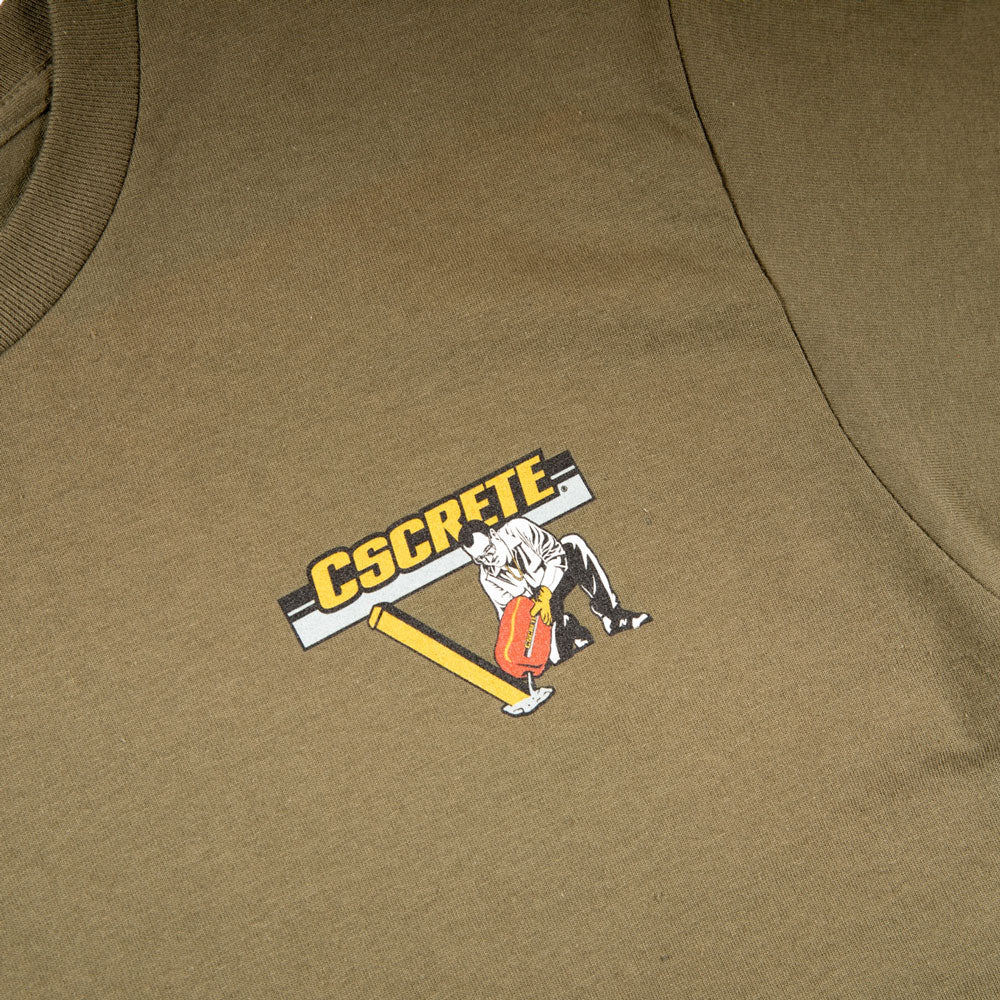 CSC 'CSCrete' T-Shirt (Military Green)