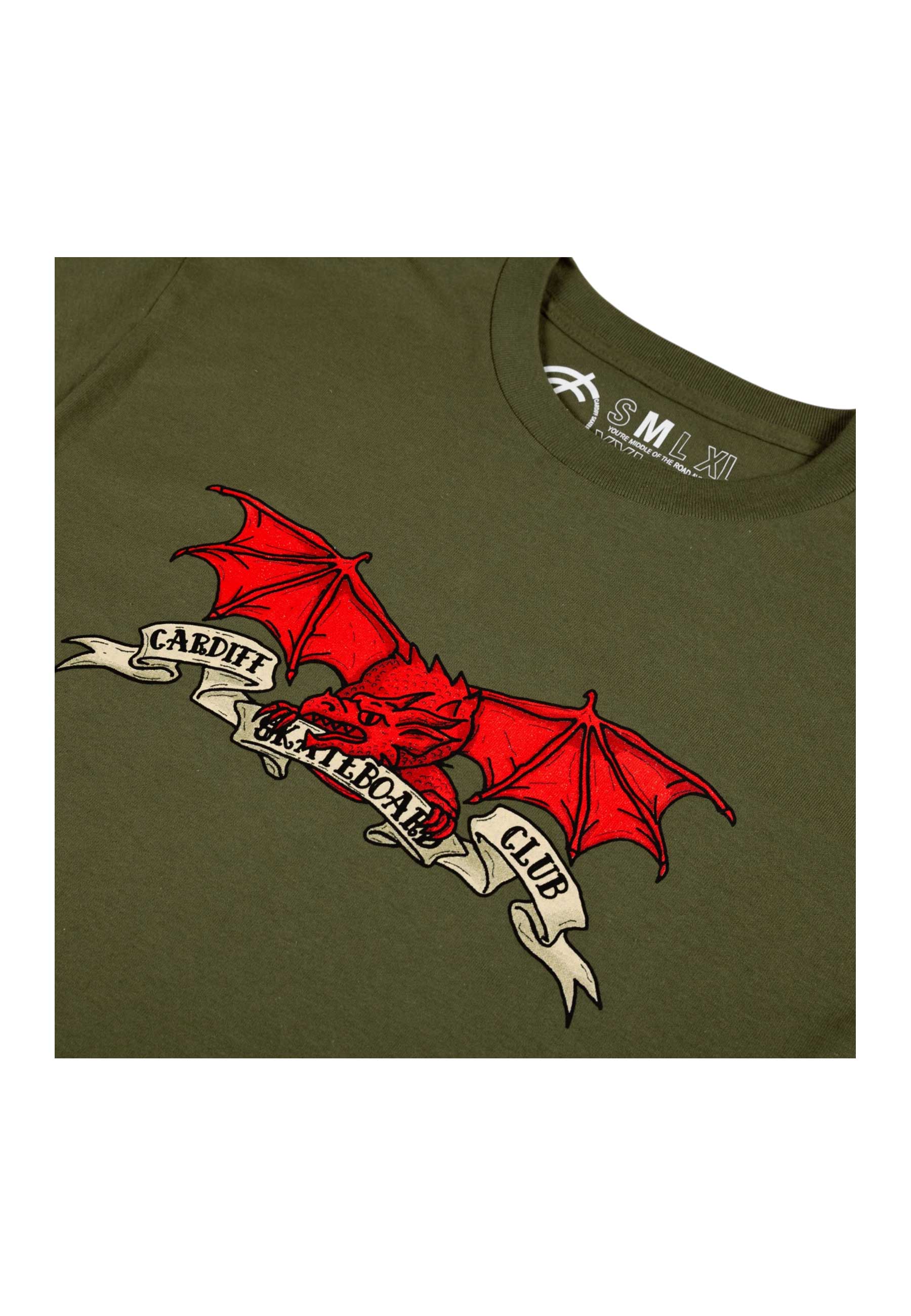 CSC 'Quality Draig' T-Shirt (Military Green)