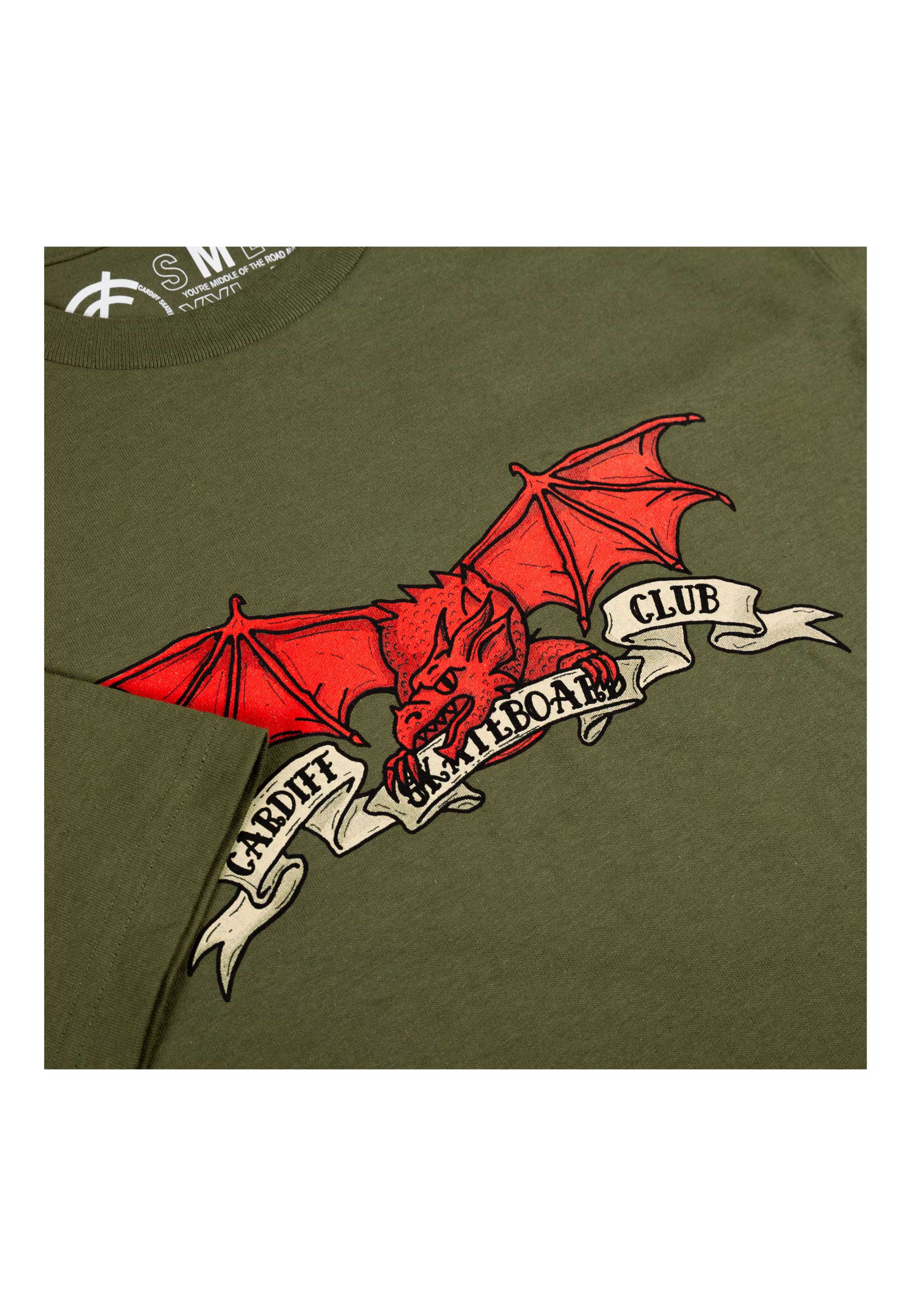 CSC 'Quality Draig' T-Shirt (Military Green)