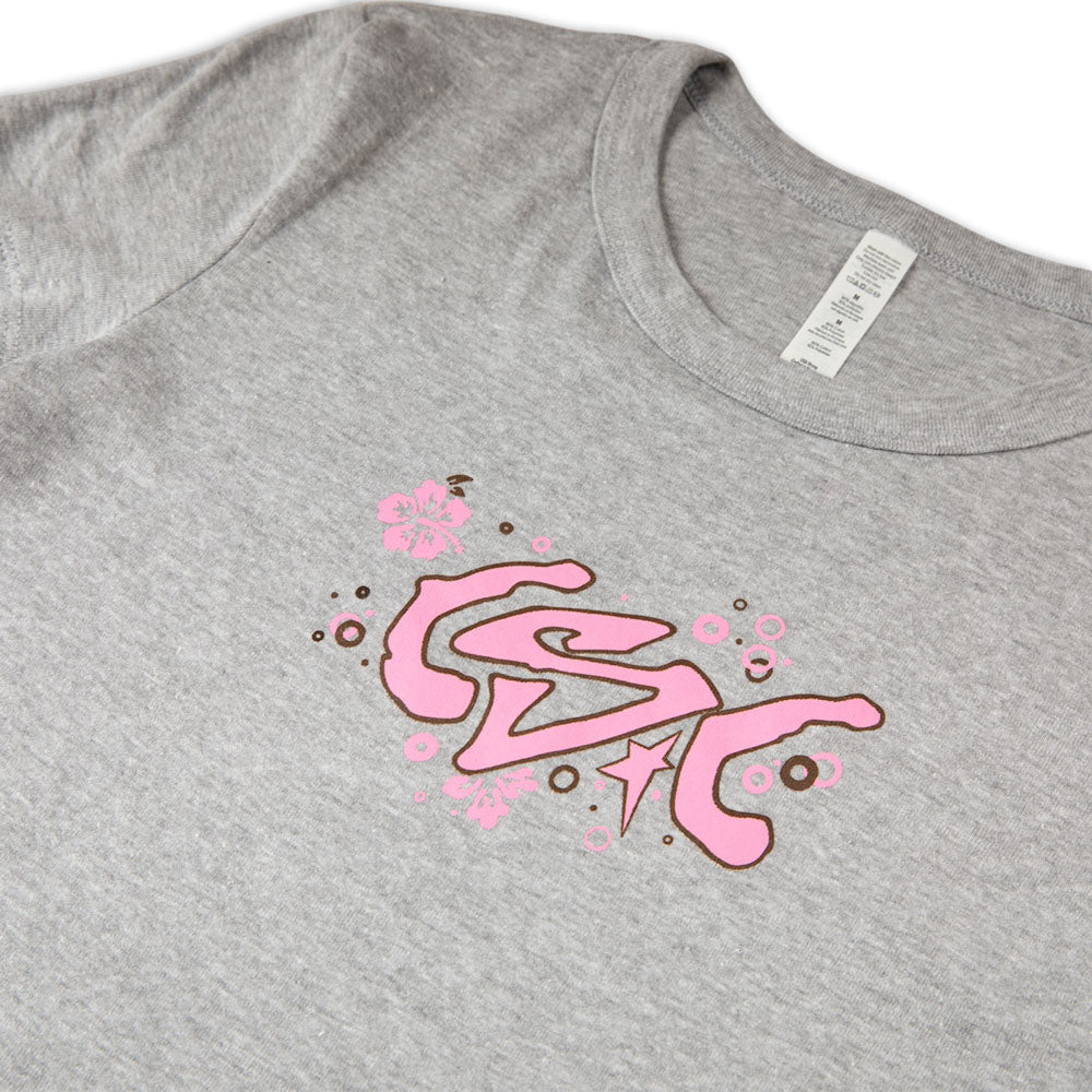 CSC 'Flowers' Girls T-Shirt (Heather Grey)