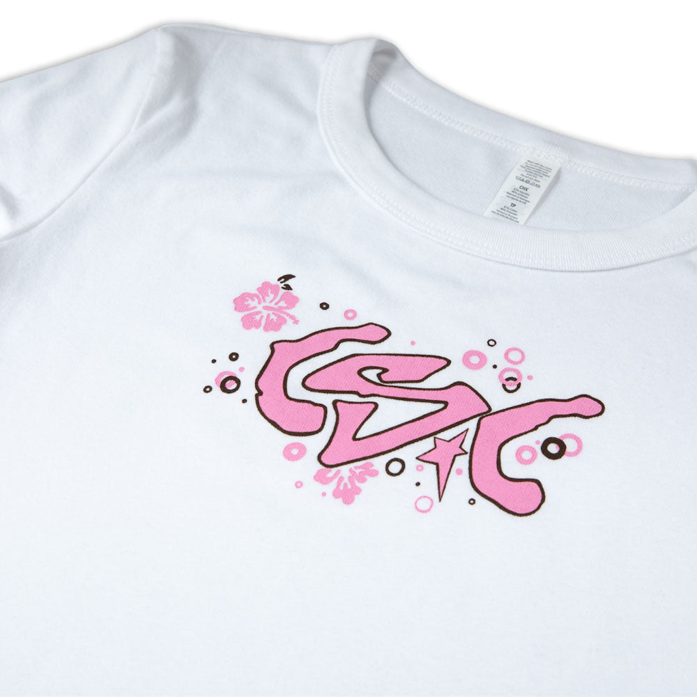 CSC 'Flowers' Girls T-Shirt (White)