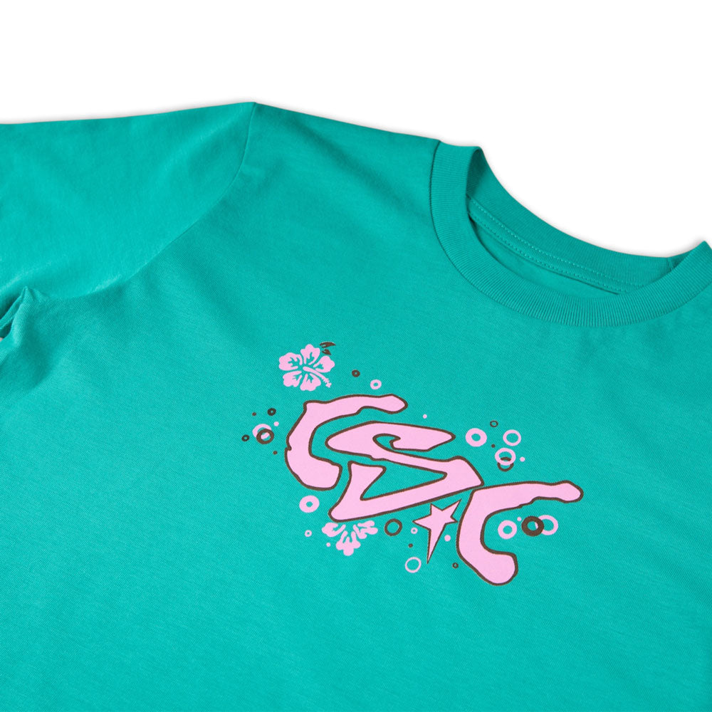 CSC 'Flowers' Kids T-Shirt (Green)
