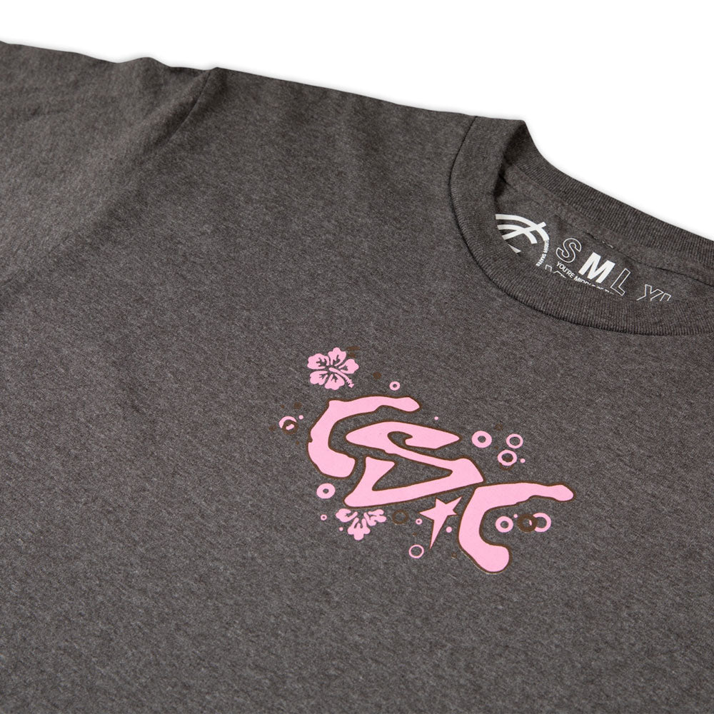 CSC 'Flowers' T-Shirt (Charcoal Heather)