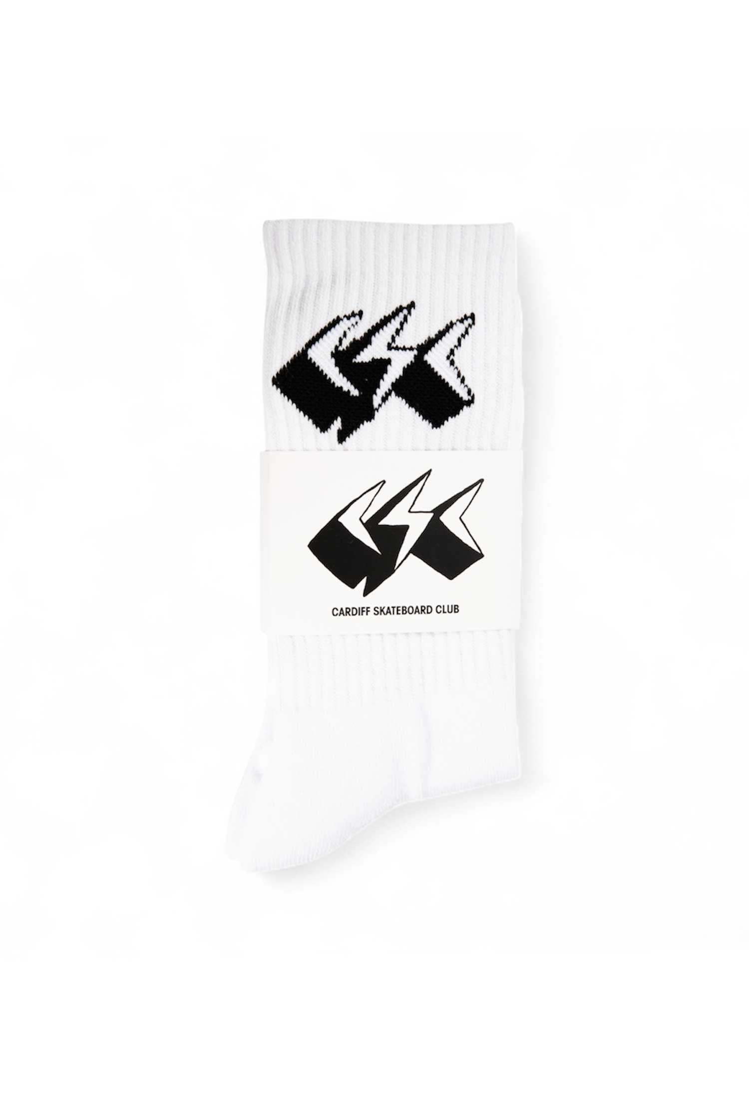 CSC 'Jaggy' Socks (White)