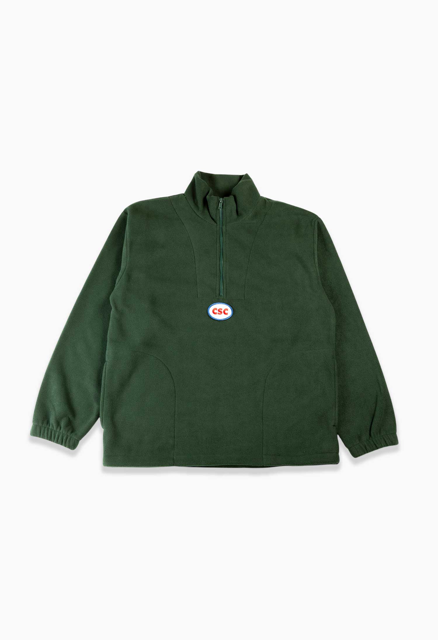 CSC 'Moto' 1/4 Zip Crew (Forest Green)