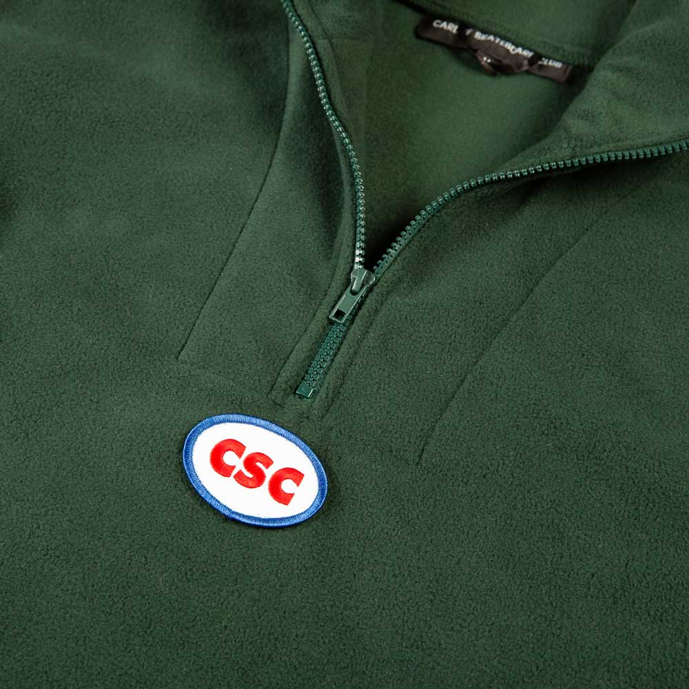 CSC 'Moto' 1/4 Zip Crew (Forest Green)