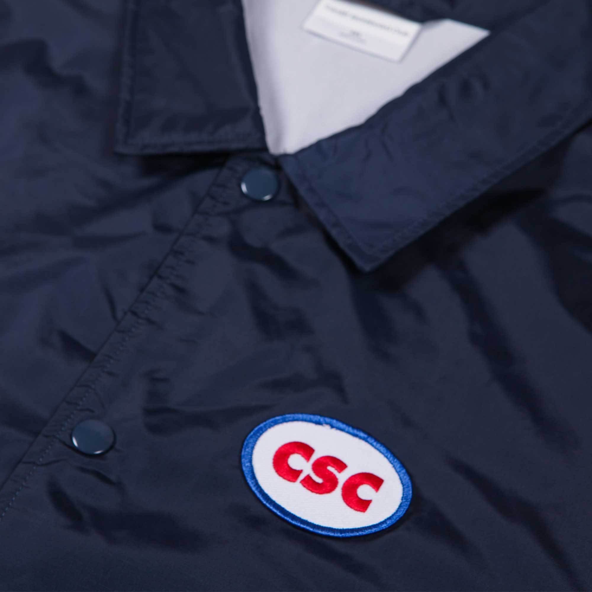 Champion coach hot sale jacket navy